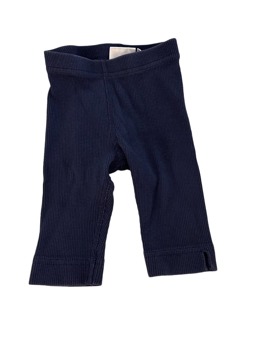 Hanna Andersson Navy Blue Ribbed Pants size 80